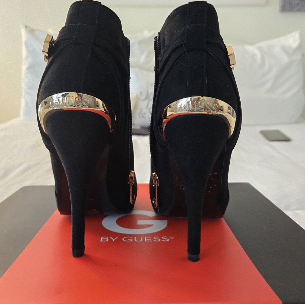 Guess Suede Ankle Bootie